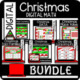 Digital Christmas Math BUNDLE: Distance Learning