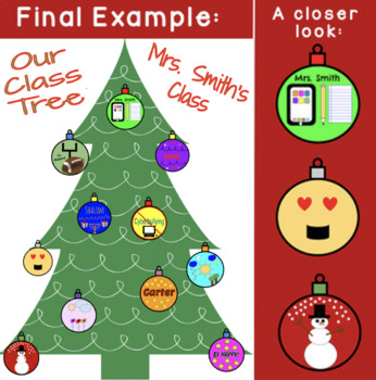 Digital Christmas Project for Google Drive™ | Decorate a Class Tree