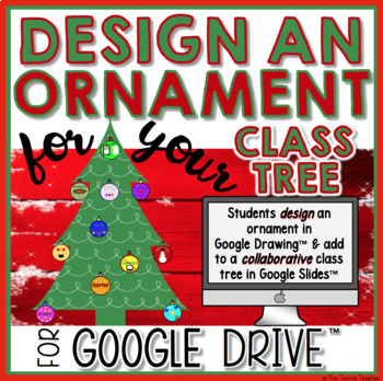 Preview of Digital Christmas Project for Google Drive™ | Decorate a Class Tree