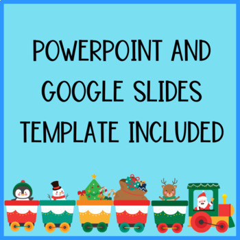 Christmas countdown advent calendar for PowerPoint Google Slides