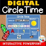 Digital Circle Time (Editable PowerPoint) --Great for Virt