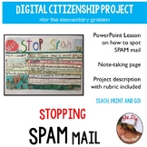 Digital Citizenship: Avoiding SPAM Lesson & Project