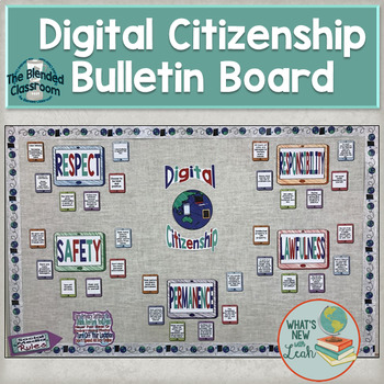 Digital Citizenship Bulletin Board Classroom Decor