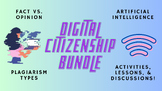 Digital Citizenship Bundle - Fact vs. Opinion, Plagiarism,