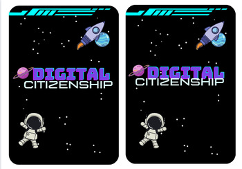 Preview of Digital Citizenship Card Sort Race