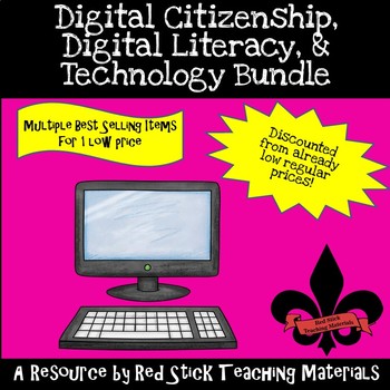Preview of Digital Citizenship, Ditigal Literacy, and Technology Activities Bundle