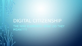 Digital Citizenship Elements Powerpoint