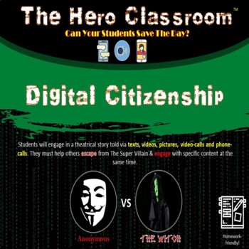 Preview of Digital Citizenship | Hero Classroom (Distance Learning)