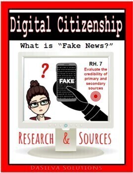 Preview of Digital Citizenship - How to identify reliable sources