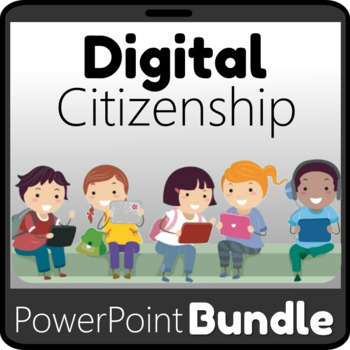 Preview of Digital Citizenship Interactive PowerPoint Bundle
