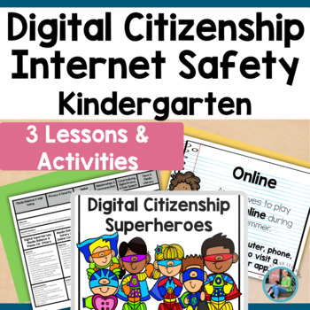 Preview of Digital Citizenship & Internet Safety Lesson Plans & Activities for Kindergarten