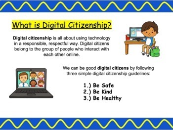 Preview of Digital Citizenship & Internet Safety Rules