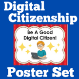Digital Citizenship Cyber Safety Cyber Bullying Posters Co