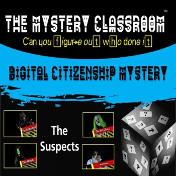 Preview of Digital Citizenship | Mystery Classroom (Distance Learning)