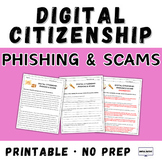 Digital Citizenship: Phishing & Scams - Text Evidence Practice