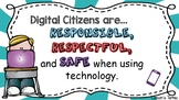 Digital Citizenship PowerPoint ipad and laptop rules PowerPoint