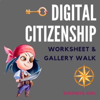 Preview of Digital Citizenship Research Activity and Gallery Walk