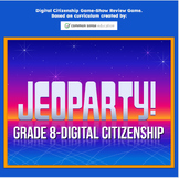 Digital Citizenship Review Game-8th Grade