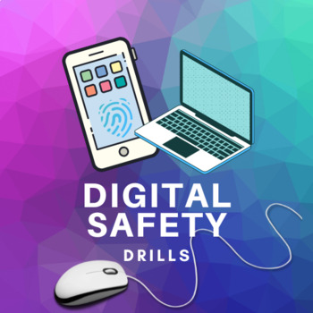 Preview of Digital Citizenship Safety Drills Pack #1