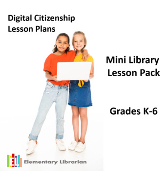 Preview of Digital Citizenship Skills Library Lesson Mini Pack