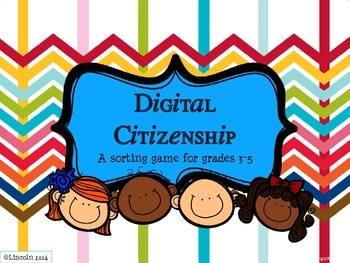 Preview of Digital Citizenship Sorting Activity