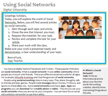 Preview of Digital Citizenship: Understanding Social Media