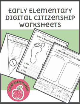 Preview of Digital Citizenship Worksheets