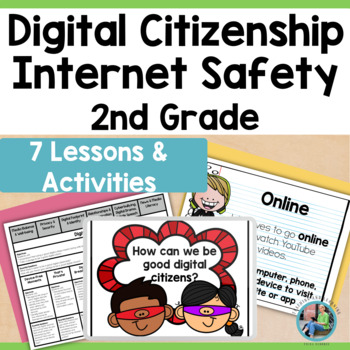 Preview of Digital Citizenship & Internet Safety Lesson Plans and Activities for 2nd Grade