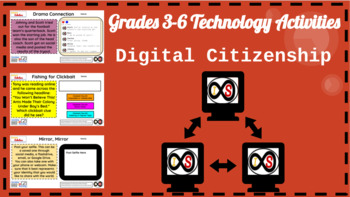 Preview of ELA Digital Citizenship for Distance Learning - PowerPoint Slides (Grades 3-6)