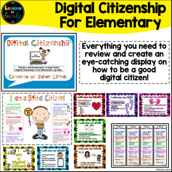 Preview of Digital Citizenship with Elementary Students