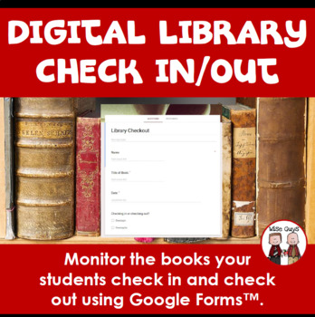Preview of Digital Class Library Student Checkout Using Google Forms