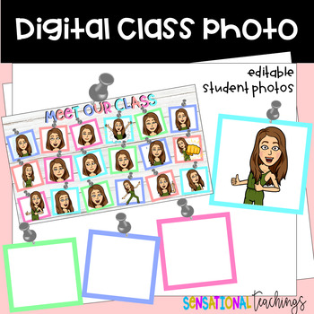 Digital Class Photos by SensationalTeachings | Teachers Pay Teachers