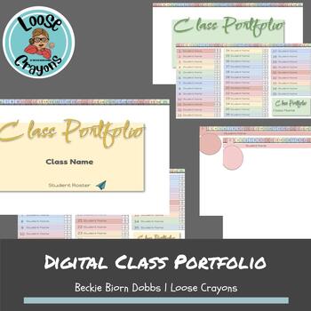 Preview of Digital Class Portfolio