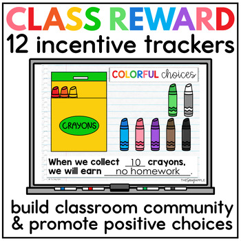 Preview of Digital Class Reward Positive Behavior Tracker Classroom Management