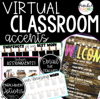 Preview of Virtual Classroom Digital Accents/Activities GROWING FILE