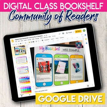 Preview of Digital Classroom Bookshelf for Independent Reading and Book Recommendations