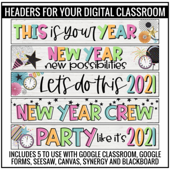 Digital Classroom Decor January | Distance Learning | Google Slides and ...