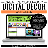 Digital Classroom Decor October | Distance Learning | Goog