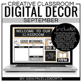 Digital Classroom Decor September | Distance Learning | Go