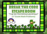 St. Patricks Escape Room | 1st Grade Math | Digital Google