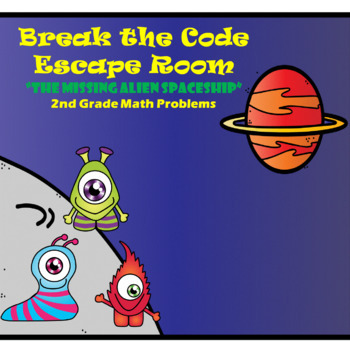 Preview of Fun Space Escape Room | 2nd Grade Math | Digital Google Forms | Teamwork