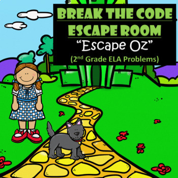 Preview of Fun Oz Escape Room | 2nd Grade Reading | Digital Google Forms | Teamwork