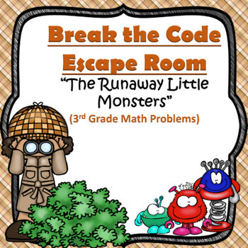 Preview of Fun Escape Room | 3rd Grade Math | Digital Google Forms | Teamwork