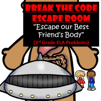 Preview of Fun Science Escape Room | 3rd Grade Reading | Digital Google Forms | Teamwork