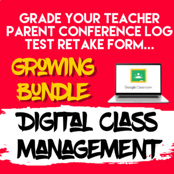Preview of Digital Classroom Management Google Forms