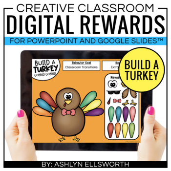Preview of Digital Classroom Management Reward Game - Build a Turkey