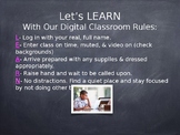 Virtual/ Digital Classroom Rules