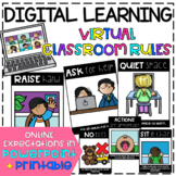Digital Classroom Rules Expectations | Posters| PPT | Dist