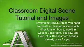 Preview of Digital Classroom Scenes with Directions