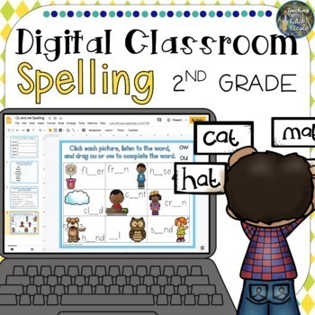 Preview of Digital Classroom Second Grade Spelling
